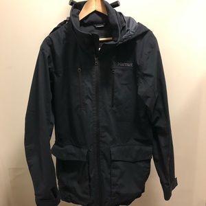 Black Large Mens Marmot Rainbreaker